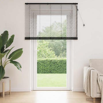 vidaXL Venetiaanse jaloezie Zwart 145 x 250 cm 35 mm, Verzenden, Nieuw
