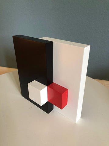 Jo Niemeyer (1946) - Sculpture, Arithmeum sculpture - 16 cm