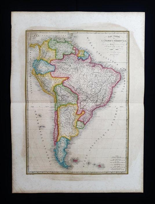 Zuid-Amerika - Zuid-Amerika / Chili / Peru / Brazilië /, Boeken, Atlassen en Landkaarten