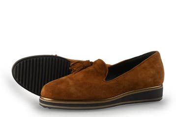 Via Limone Instappers in maat 39 Cognac, Overige kleuren, Verzenden, Instappers, Via Limone
