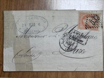 Frankrijk 1853/1876 - 14 letters Ceres en Napoleon - 2nd and