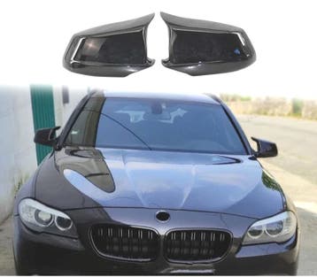 COQUES RETROVISEURS BMW F10 F11 F18 LOOK M 11-13 NOIR BRILLA, Auto-onderdelen, Verzenden, Nieuw