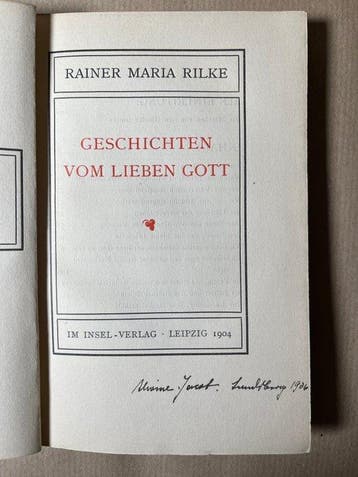 Rainer Maria Rilke - Geschichten vom lieben Gott [Ex no