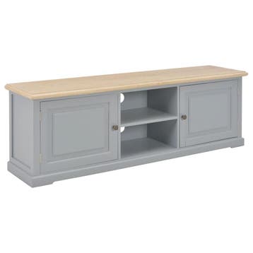 Tv-meubel 120cm grijs | 54% korting | Retour deal, Huis en Inrichting, Overige materialen, Gebruikt, 100 tot 150 cm, Verzenden