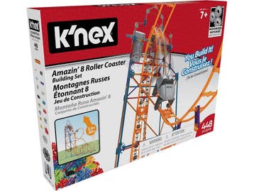 Knex Amazin 8 - Roller Coaster - 76m hoog - 448 onderdelen, Verzenden, Nieuw, K'nex