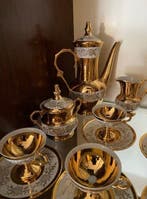 Bavaria - Koffieservies voor 12 (29) - Porselein, Verguld