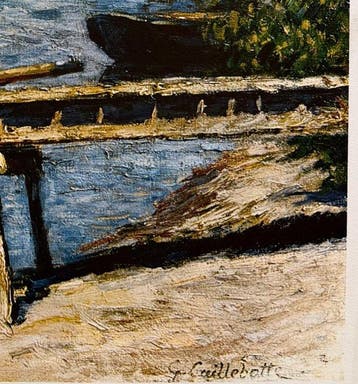 Gustave Caillebotte (1848-1894) - Bateaux à Argenteuil, Antiek en Kunst