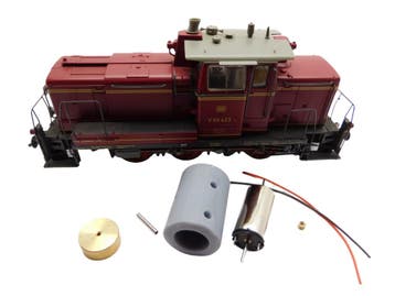 micromotor HR010F motor ombouwset voor Roco V60, BR 260, BR, Hobby & Loisirs créatifs, Trains miniatures | HO, Verzenden, Overige typen