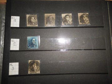 Belgique 1849/1861 - Timbres Belge SM Leopold 1er - COB