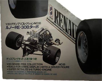 Tamiya 1:20 - Model sportwagen - Renault RE 30B Turbo, Nieuw
