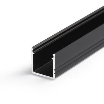 LED Strip Profiel - smart - zwart - voor strips tot 10mm -, Verzenden, Nieuw