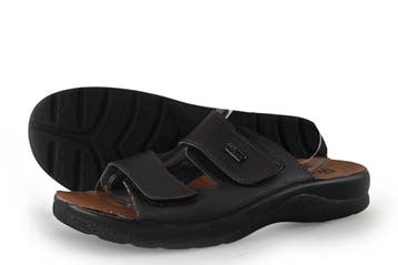 Fly Flot Slippers in maat 44 Bruin, Kleding | Heren, Slippers, Bruin, Verzenden, Zo goed als nieuw