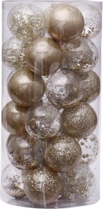2dekans | Deluxe Kerstballenset – 50 stuks - Ø 6 cm – Goud –, Diversen, Kerst, Ophalen of Verzenden, Nieuw