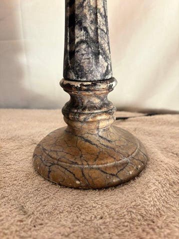 L.M. - Tafellamp - Glas, Composiet, Metaal