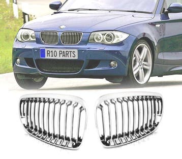 CALANDRES BMW E87 04-07 CHROMÉ, Auto-onderdelen, Verzenden