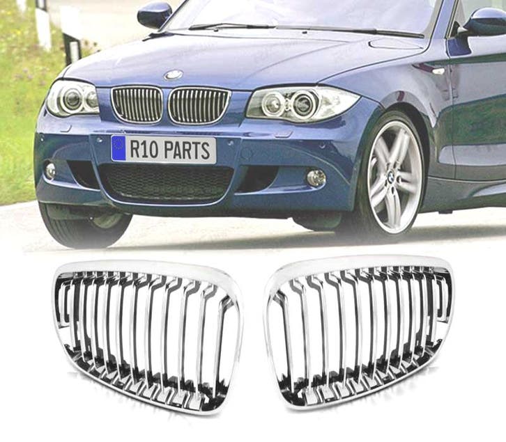 CALANDRES BMW E87 04-07 CHROMÉ, Auto-onderdelen, Carrosserie, Verzenden