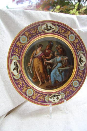 Plat - Porcelaine - Porcellana Vienna