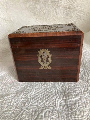 Boîte - Bois, Laiton - Superbe coffret