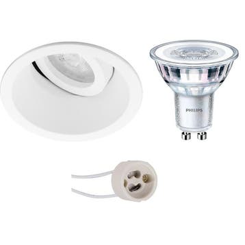 Pragmi Zano Pro 3W LED Spot Set - Kantelbare, Dimbare Ronde, Verzenden, Nieuw