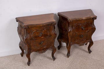 Table de chevet (2) - Paire de style baroque réinventé Louis