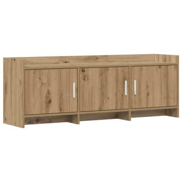 vidaXL TV Kast 130 x 33 x 47 cm Artisanaal eiken Bewerkt, Verzenden, Nieuw