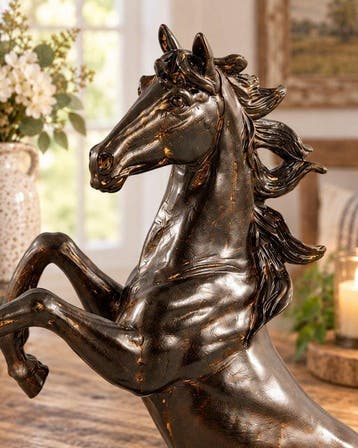 Beeldje - Horse - Polystone