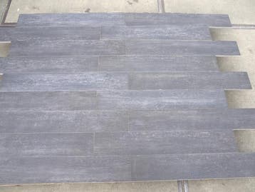 Veiling - 21,6 M2 Keramische Tegel Antraciet 120x20x2 Cm, Nieuw