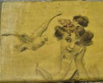 scuola illustrazione francese Bella Epoque - Doos voor, Antiquités & Art