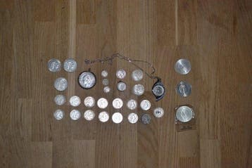 Nederland. 1878/1973 Lot Koninkrijk zilver. 10 cent (3x),