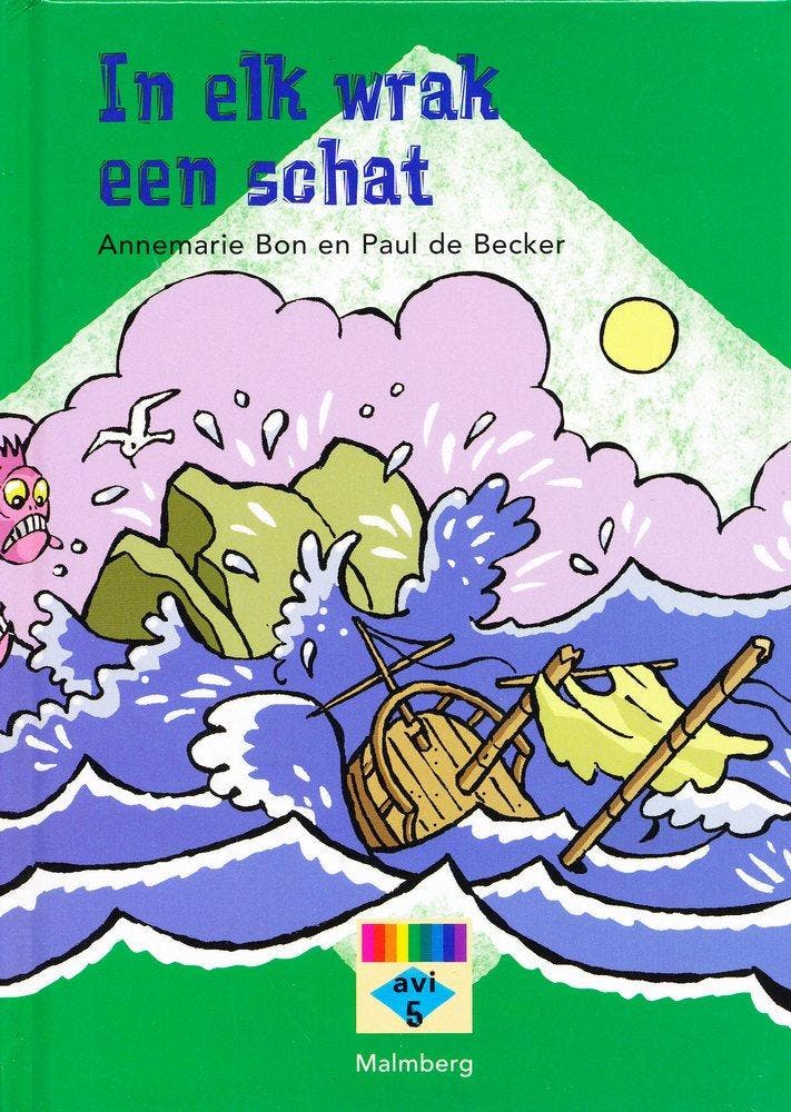 Leeskist ruit leesboekje In elk wrak een schat, Livres, Livres scolaires, Envoi