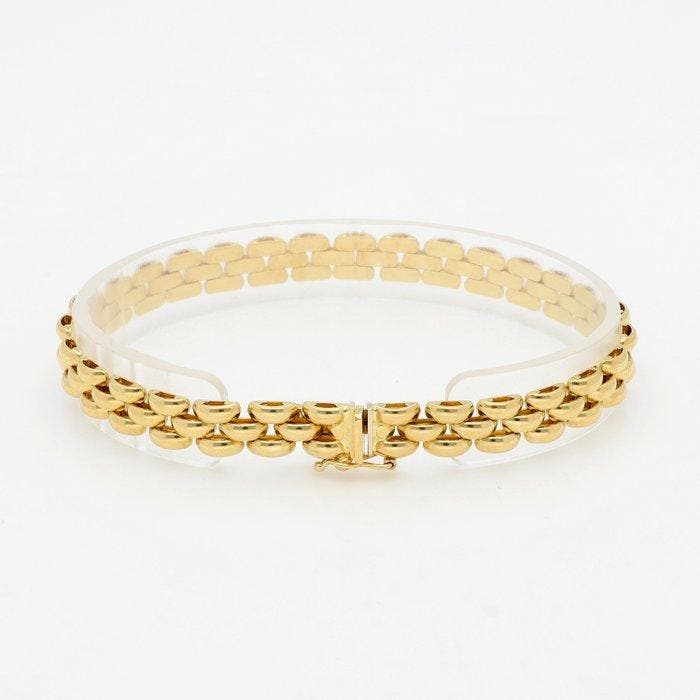 Armband - 18 karaat Geel goud, Handtassen en Accessoires, Armbanden