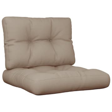 Palletkussens taupe -40% | Retour deal | Snel zijn!, Verzenden, Zo goed als nieuw, Overige materialen