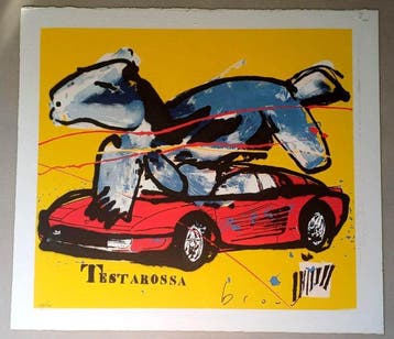 Herman Brood (1946-2001) - Ferrari Testarossa