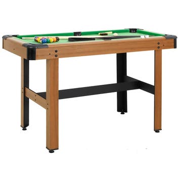 vidaXL Biljarttafel 4 feet 122x61x76 cm bruin, Verzenden, Nieuw