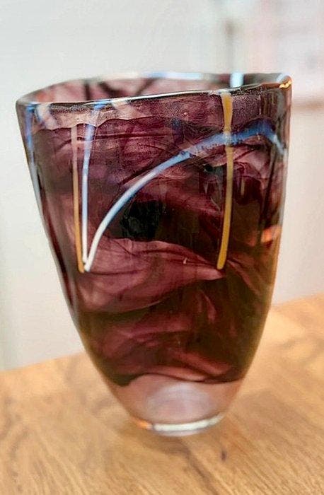 Kosta Boda - Anna Ehrner - Vaas - Glas, Antiquités & Art, Antiquités | Verre & Cristal