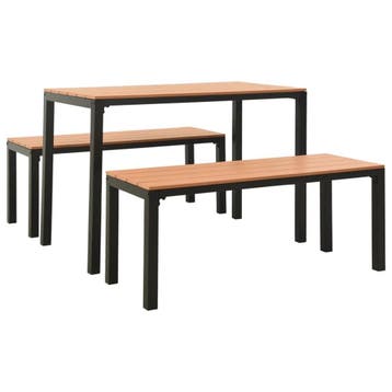 HKC tuinset | Tweede kansje | OP = OP, Tuin en Terras, Verzenden, Zo goed als nieuw, Overige materialen, 4 zitplaatsen