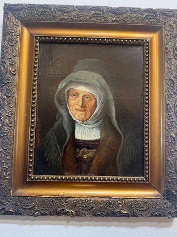 Europese school (XIX) - Portrait of an Elderly Woman