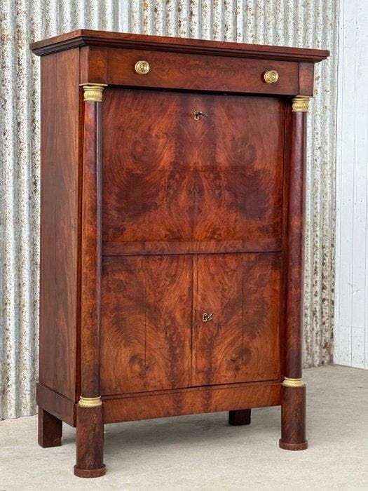 Secrétaire à abattant - klepburo, klepbureau, bureau, buro,, Antiquités & Art, Antiquités | Meubles | Chaises & Canapés