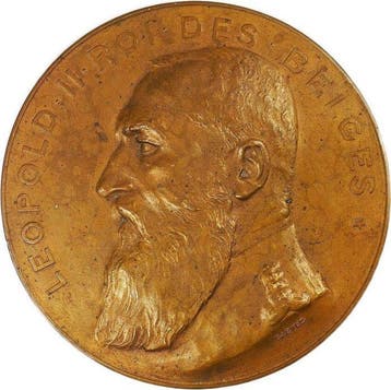 Congo belge. Léopold II. Historical Medal King of the