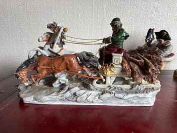 Scheibe-Alsbach - Figuur - Napoleon in slee - Porselein, Antiek en Kunst