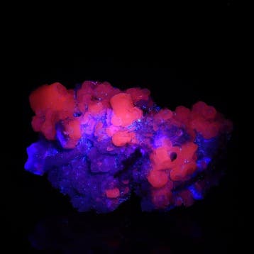 Premium UV-actieve rode calcietcluster uit Fujian, China