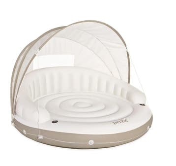 Intex Caribische Luxe eilandbed luchtbed met zonnedak 199..., Ophalen of Verzenden