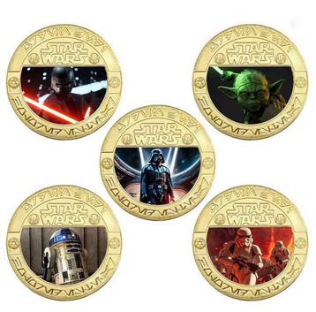 Theme Collection - Theme Collection - Set of 5 24k gold, Nieuw