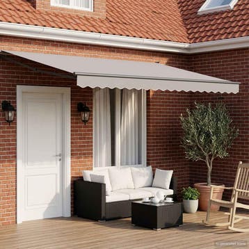 vidaXL Elektrisch Uittrekbaar Markies Frame Antraciet 4 x 2, Verzenden