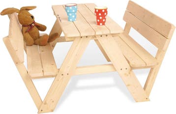 Pinolino Kindersitzgroep massief hout -34% Retour Deal, Tuin en Terras, Picknicktafels, Kinderpicknicktafel, Verzenden, Zo goed als nieuw