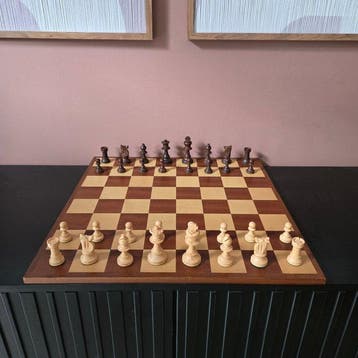 Jeu déchecs - Lardy verzwaard - Bois