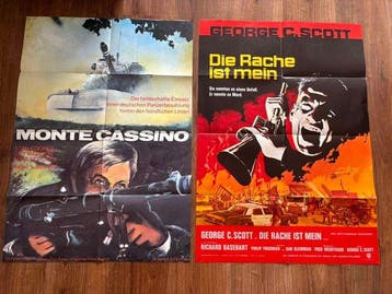 Collection of - 9 Vintage German Cinema Posters – War,, Nieuw
