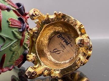 Fabergé ei - Imperial Hummingbird Ei met 24-Karat Goud