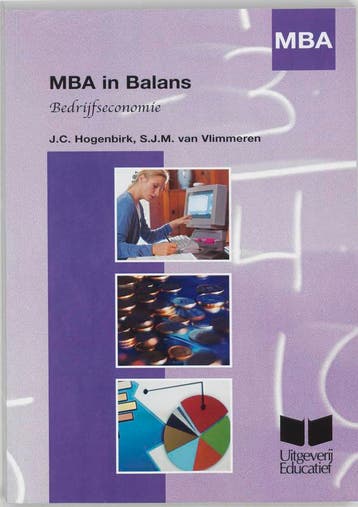MBA in balans Bedrijfseconomie 9789041503589, Verzenden, Gelezen, Sarina van Vlimmeren