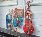 Wandbord (2) - wand pubborden - IJzer - Goodmorning-muziek